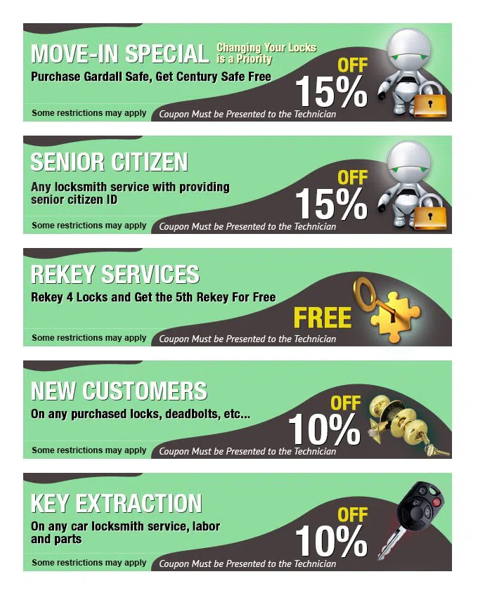 Redwood City Lock & Safe Redwood City, CA 650-480-6012 - coupons8-set-five